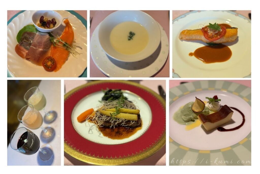 福島ペンションの地元食材を使ったディナー